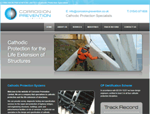 Tablet Screenshot of corrosion-prevention.co.uk